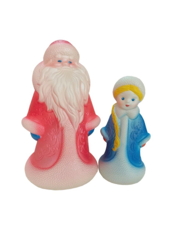 ПВХ Набор Дед Мороз и Снегурочка -2