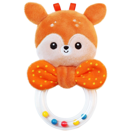 Игрушка Мякиши погремушка колечко Оленёнок Бэмби