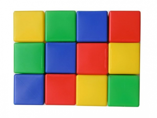 Набор кубиков 12 эл 8 см