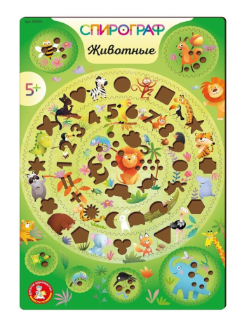 Игра развивающая Спирограф. Животные
