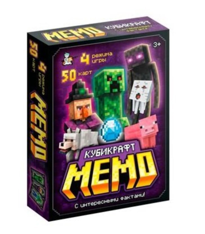 Настольная игра Мемо Кубикрафт