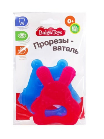 Прорезыватели (2 шт) Зайка и Сова, в ассорт.