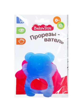 Прорезыватели (2 шт) Медвежонок и Рыбка, в ассорт.
