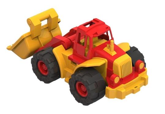 Трактор Богатырь с грейдером в ассорт.