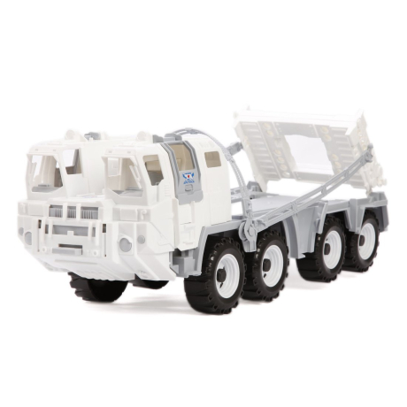 Военный тягач Арктика с вертолетом