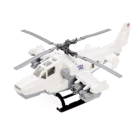 Военный тягач Арктика с вертолетом