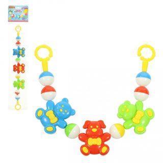 Погремушка-подвеска Забавные зверята (48 см), в асс-те