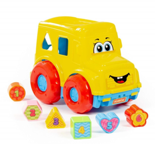 Игрушка развивающая Автобус в ассорт.