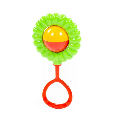 Погремушка Подсолнух, в ассорт.