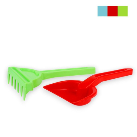 Песочный набор Совок и грабли, в ассорт.