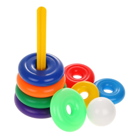 Пирамида, 8 колец