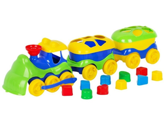 Паровозик с логическими фигурами