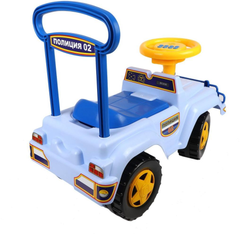 Автомобиль-каталка Полиция (муз. руль)