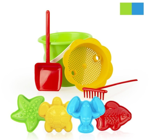 Песочный набор, 8 предметов, в ассорт.