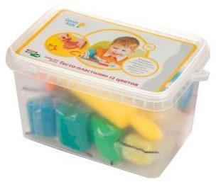 Набор для лепки Тесто-пластилин 12 цветов