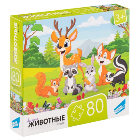 Пазлы 80 Животные