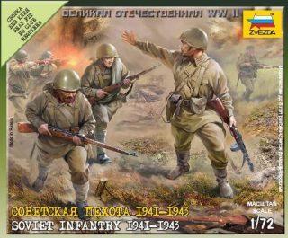 Модель Советская пехота 1941-43гг