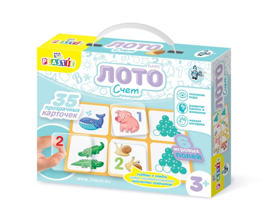 Лото Счет, пластик