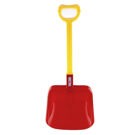 Лопата большая широкая красная