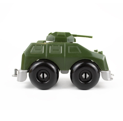 Машинка бронетранспортёр Вжух на войнушке 10 см