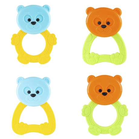 Погремушка-прорезыватель Мишутка, в ассорт.