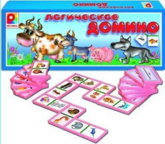 ДЕФЕКТ УПАКОВКИ НИ Логическое домино Животные