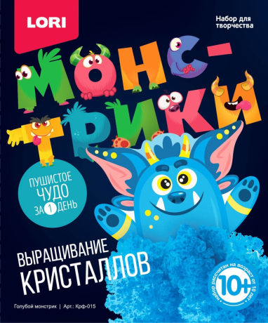 Выращивание кристаллов Голубой монстрик