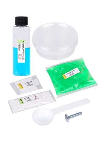 Научно-познавательный набор 2в1: Битва металлов +аква слайм