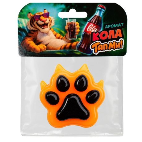 Игрушка-антистресс Сквиш ТапМи Лапка Тигр