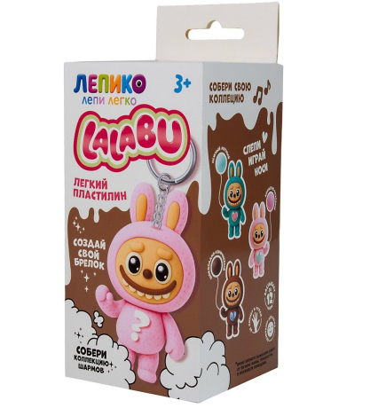 Набор легкого пластилина LALABU, розовый