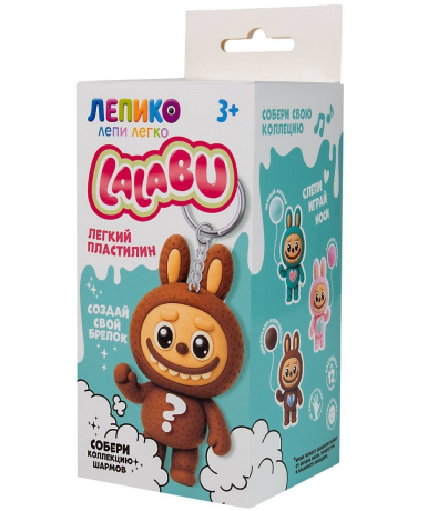 Набор легкого пластилина LALABU, коричневый