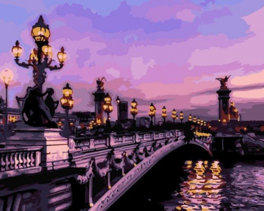 Картина по номерам Мост Александра III