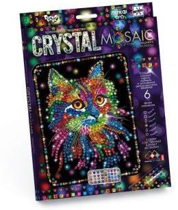 Набор креативного тв-ва Crystal Mosaic Кот