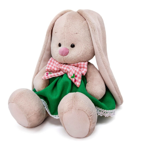 Зайка Ми в юбке с кружевом и бантом 18 см