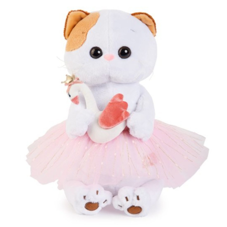 Кошечка Ли-Ли балерина с лебедем 24 см
