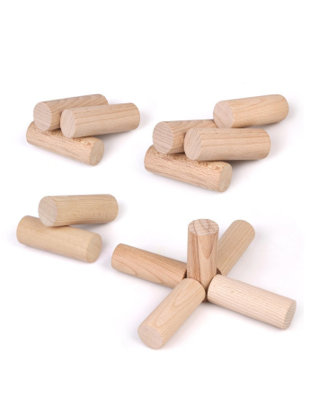 Городки детские ТМ «Х-Match» в комплекте: биты 2- шт., рюхи 12 шт., мешок.