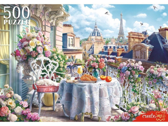 Пазлы 500 Завтрак на балконе