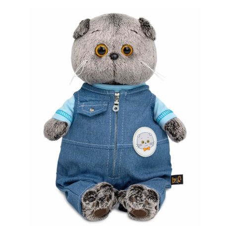 Басик в комбинезоне Деним 22 см