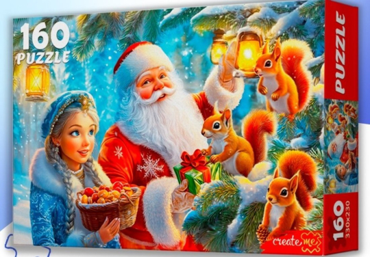 Пазлы 160 Новогодние чудеса