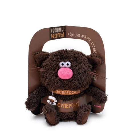 Кофейный Кот Эспрессо 12 см