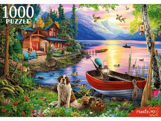 Пазлы 1000 Вечерний домик