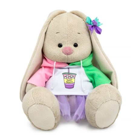 Зайка Ми в свитшоте и юбочке 18 см