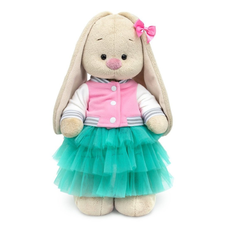 Зайка Ми в бомбере и юбочке 25 см