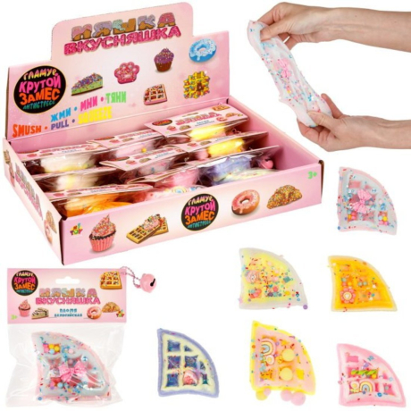 Крутой замес Няшка-вкусняшка вафля бельгийская с посыпками и блестками