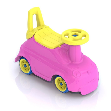 Машина-каталка Крутышка со спинкой