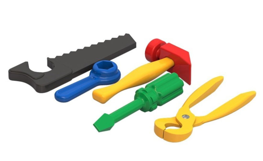 Набор инструментов Мастер на все руки, 4 предмета