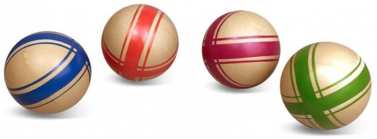 Мяч детский Эко Крестики-нолики, 7, 5 см, ручное окраш., в ассорт.