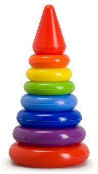 Пирамида Малая 23 см, в сетке, 9 дет.