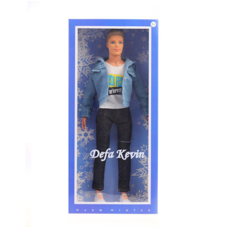 Кукла Defa Kevin Юноша в джинс. куртке, кор.