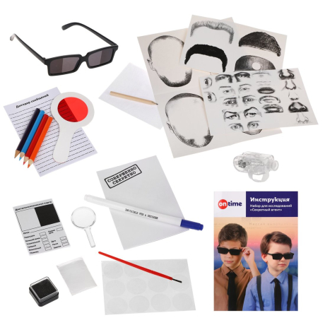 Набор для исследований "Секретный агент": 6 в 1